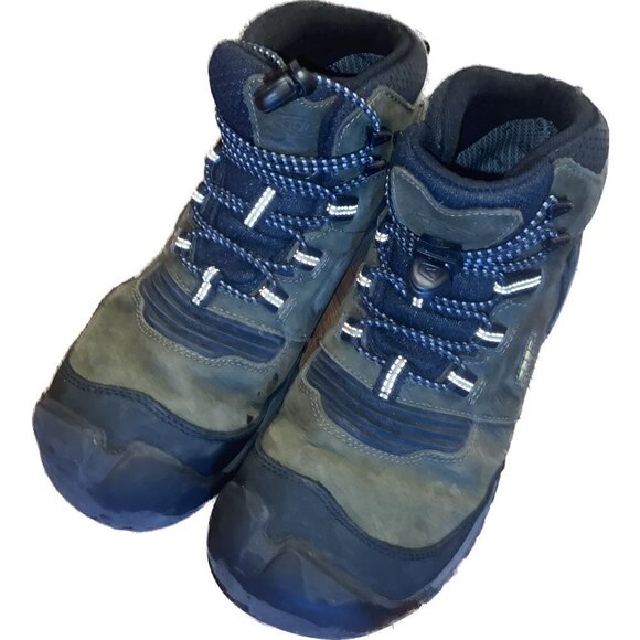 Keen Hiking Boots Men Size 7 Women Size 8.5 Mid Top Green and Black main image 8